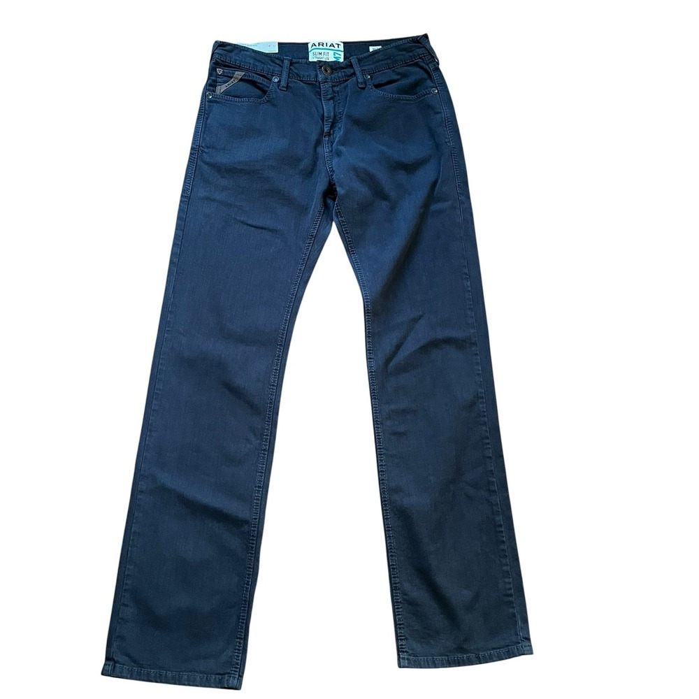 Ariat M7 Slim Straight Leg Jeans Charcoal Gray Grizzly, Size  32 x 34